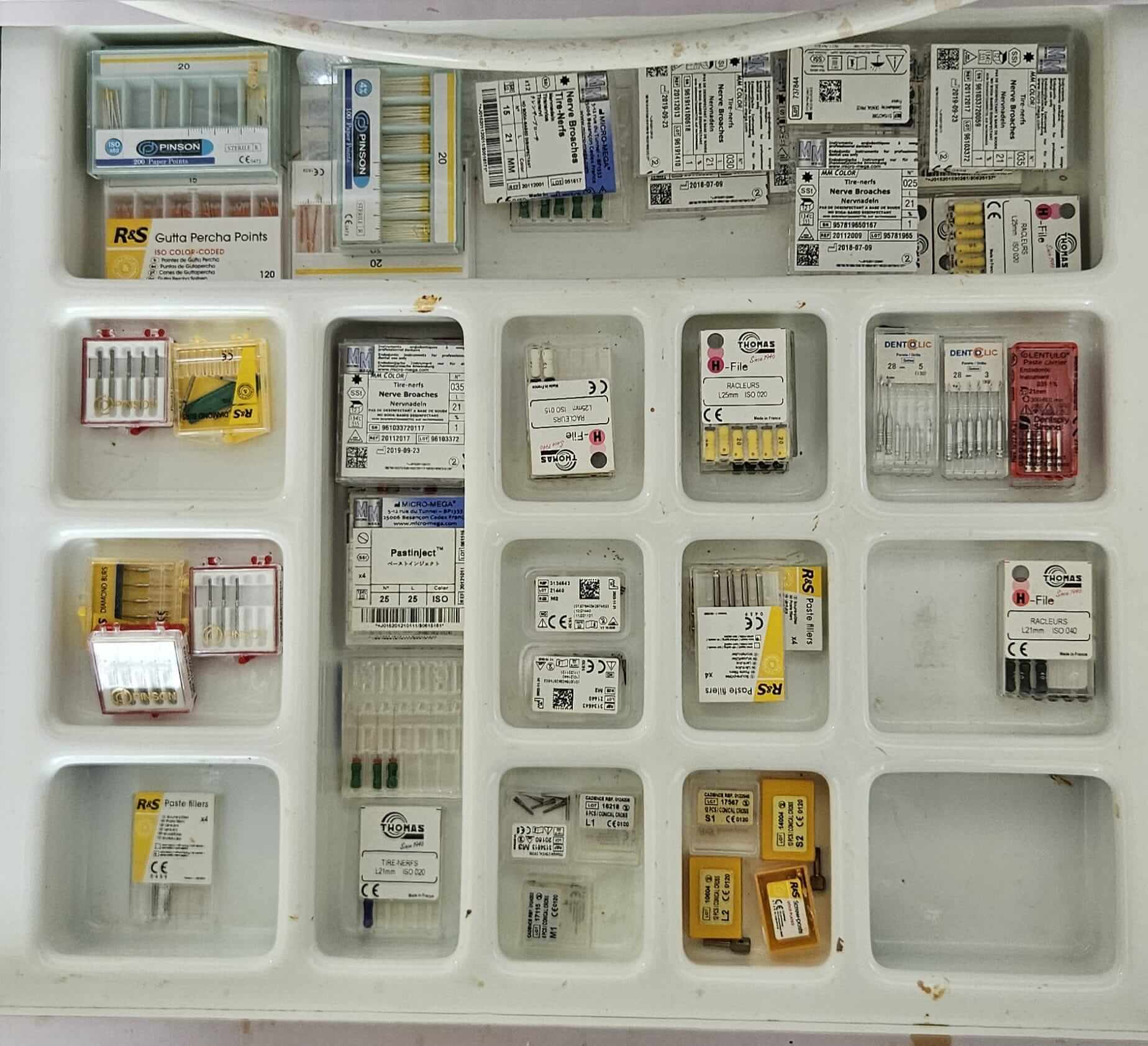 Lot de consommables d’endodontie