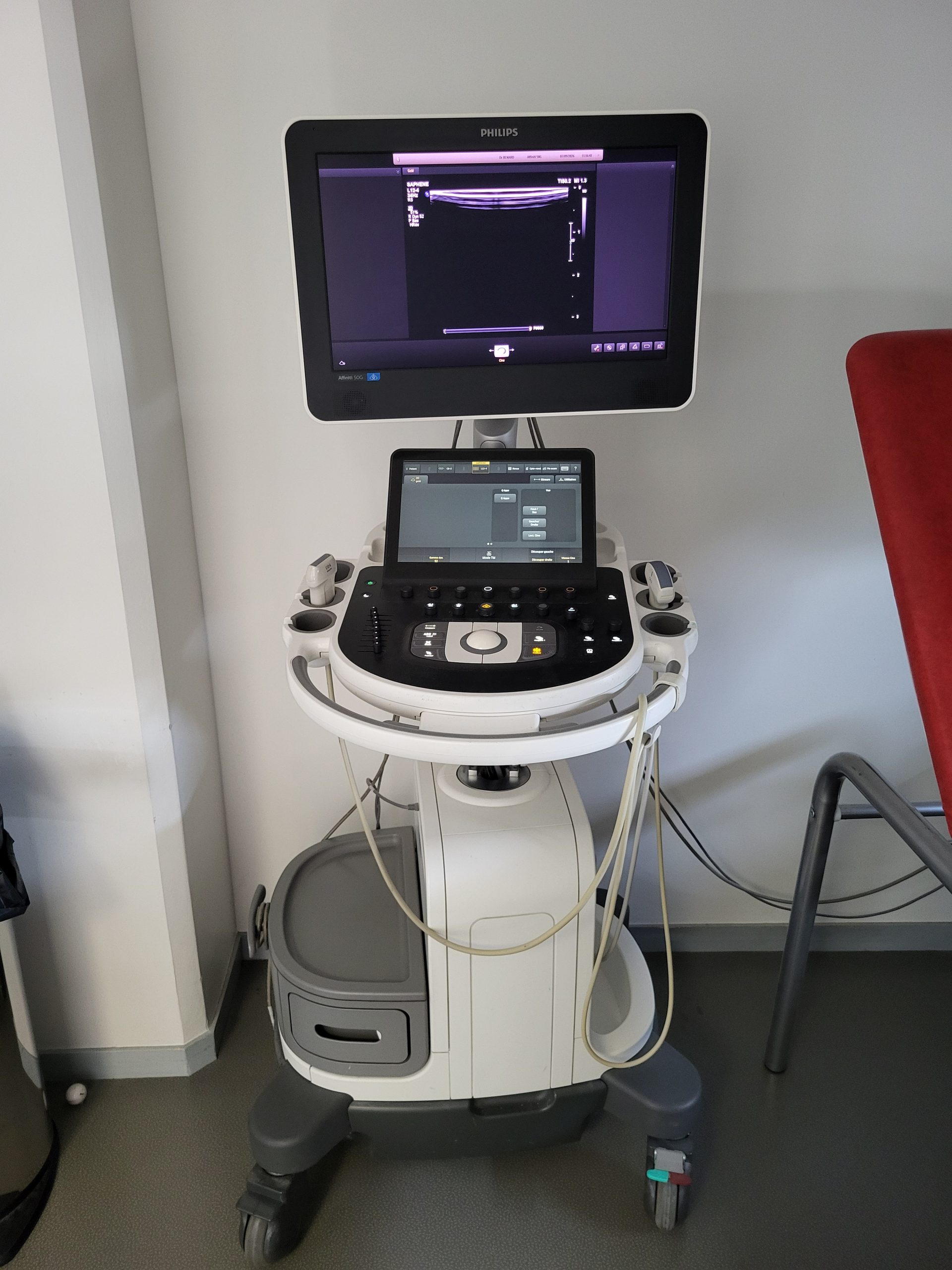 Echodoppler et imprimante laser